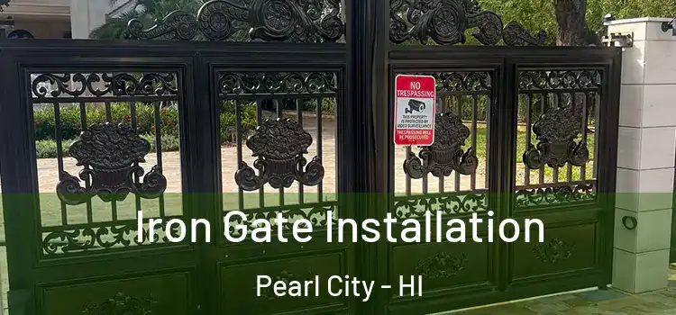 Iron Gate Installation Pearl City - HI